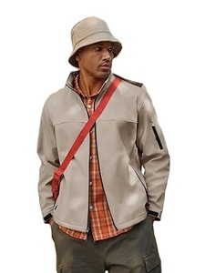 Chaqueta Cortavientos Ligera con Capucha y Cremallera Completa, Personalizable con Logotipo, para Deportes al Aire Libre, Senderismo, Plegable, Resistente al Agua, Unisex - Product Image 5