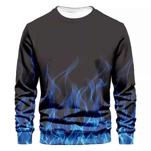 Sweat-shirt en molleton personnalisé avec logo pour homme 2026, anti-rétrécissement, tricoté, doublé, respirant, coupe-vent, séchage rapide, sportif d'été - Product Image 5