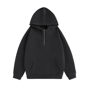 Sweat à capuche d'hiver élégant pour hommes Pull en molleton de coton épais sur mesure Coupe surdimensionnée Premium Gym Wear Streetwear moderne Mode - Product Image 2