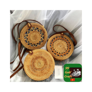 Handmade Rattan Tote <b>Bag</b> Natural Seagrass Handbag Water Hyacinth <b>Bag</b> With Stylish Creative Customized Shape For Summer Fashion - Product Image 4