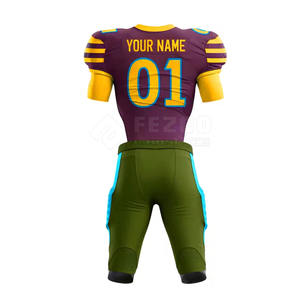 Uniformes de Fútbol Americano para Hombre, Verano, Personalizados, Manga Corta, Último Modelo, Lisos, Mejor Calidad, Venta al Por Mayor - Product Image 3