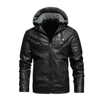 Veste unisexe slim en cuir synthétique et fausse fourrure, col montant, chaude, de haute qualité, design personnalisé 2025, pour l'hiver et l'airsoft