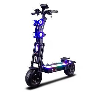 Nouvelles ventes originales pour le scooter électrique à pneus larges FLJ X14 72V 10000W 14 pouces - Product Image 1