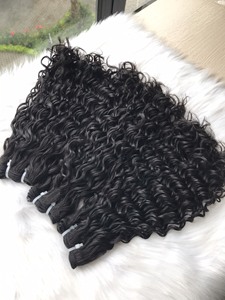 ผมต่อเวียดนามแท้ 100% เกรด 12A แบบตรง สีดำธรรมชาติ  จัดเรียงเกล็ดผมอย่างดี  พร้อมเชือกปิดผม  แบบ Super Drawn ผลิตด้วยเครื่องจักร - Product Image 5