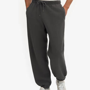 กางเกงกีฬาผ้าฝ้ายของผู้ชายทรงพอดีตัวแบบลำลองกางเกงกีฬากันน้ำขนาดพลัสไซส์พิมพ์ลายโลโก้ตามสั่ง100% ฤดูใบไม้ร่วง - Product Image 2