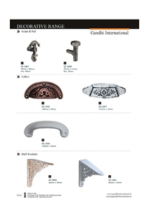 Tirador de cajón de armario decorativo de alta calidad Indio cantidad a granel nuevo diseño calidad Delta - Product Image 5