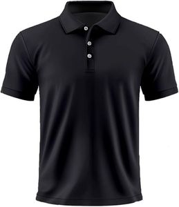 Polo de gran tamaño para hombre, superventas, calidad 100%, ligero, cómodo, tejido de punto, estilo informal, logotipo frontal - Product Image 3
