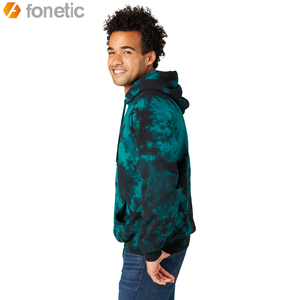 ODM personalizado de los hombres de talla grande Pulpver ropa de invierno cálido Vintage Tie-Dye Hoodie Streetwear Hip-Hop sólido al por mayor con capucha en blanco - Product Image 3