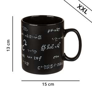 Nouveauté : Ensemble 2 pièces Tasse XXL et Horloge Murale Thème Mathématiques – Idéal pour Cadeaux Uniques - Product Image 2
