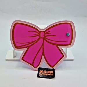 แผ่นอะคริลิคสำหรับต่อขนตา ลายโบว์สีชมพู รับผลิตแบรนด์ส่วนตัว พร้อมแม่เหล็ก  แผ่นต่อขนตาสีสันสดใส อุปกรณ์ต่อขนตาแบบกำหนดเองได้ - Product Image 5