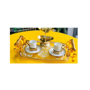 Argent Luxueux Alimentaire Dessert Plateau De Service En Gros Vaisselle Plateau Pour La Maison Hôtel Fournisseurs Pour Offre Spéciale - Product Image 4