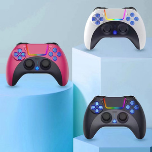Không dây <span class=keywords><strong>LED</strong></span> chiếu sáng Gamepad cho <span class=keywords><strong>PS4</strong></span>/PS3/PC/iOS với động cơ đôi rung chơi game joystick 4023 wiisun - Product Image 4