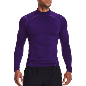Muscle Manches Longues Shapewear Hommes Body Shaper Slimming Shirt Tummy Vest Thermal Compression Base Layer Slim - Product Image 1