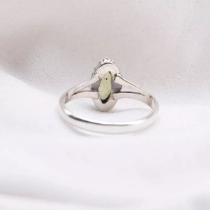 Wholesale Manufacturers Natural Green <b>Amethyst</b> <b>Ring</b> 925 Sterling Silver Marquise Handmade Bohemian Statement Women Fine Jewelry - Product Image 2