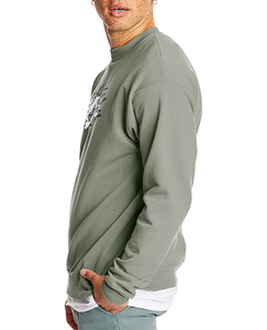 2024 hommes de qualité supérieure coton col rond sweats Logo personnalisé pull et sweats à capuche saison d'hiver techniques teintées unies - Product Image 3