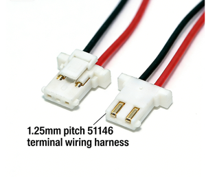 Harnais de câblage personnalisé fiable, pas de pas de 1,25 mm, 51146, haute conductivité, coupe sur mesure, parfait pour les appareils audio - Product Image 2