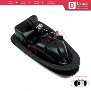 Manija Interior Derecha Negra Tipo Varilla BDP78 para Clio 2, Scenic, Megane 1, Trafic, Master 2, Mascott, Logan 1, Movano, Vivaro A, Intersta - Product Image 4