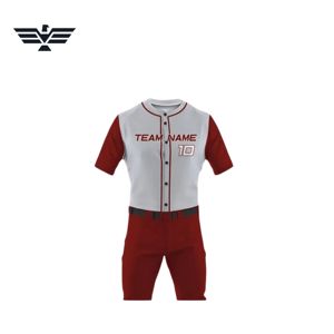 Uniformes de Béisbol Personalizables de Alta Calidad, Conjuntos 100% Poliéster, Logotipo Frontal, Secado Rápido, Antibacterianos, Transpirables, Fáciles de Usar - Product Image 4