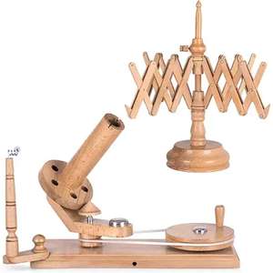 Bobinadoras de hilo de bolas de madera multicolores adecuadas para bobinado de bolas de hilo Ideal para manualidades de agujas y tiendas de hilo de la India - Product Image 6