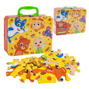 COCOMELON 24 pièces PUZZLE INFUSED LUNCH BOX pour KIDS Produit en étain durable - Product Image 1