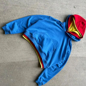 Sudaderas con capucha de moda en blanco de gran tamaño Sudadera con capucha ropa de hombre logotipo personalizado jersey de hombre de gran tamaño conjunto de lana de algodón 2025 - Product Image 3