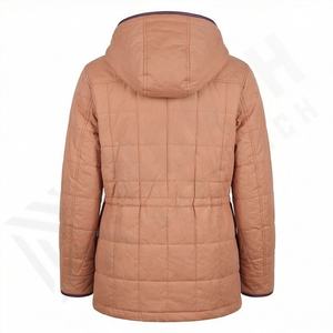 Women Winter Thicken <b>Coat</b> Warm Fleece Lined Parka Jacket <b>Fur</b> <b>Hood</b> Wholesale Price Custom Cotton Outerwear High Quality Bulk - Product Image 2