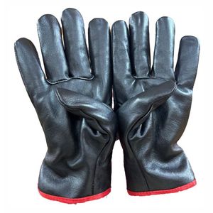 Guante de mano de gama alta personalizado de talla grande Guantes de conducción de uso común Guante de conductores fríos de alta resistencia para jardinería de cuero dividido de vaca - Product Image 3