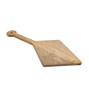 เขียงไม้ทรงกลมทำจากไม้ธรรมชาติเขียงหั่นผักและผลไม้สีน้ำตาลสำหรับวางบนโต๊ะและอุปกรณ์ครัว - Product Image 4