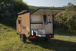 Lightweight Off Road Travel Trailer Steel Caravan Camper Ready Solar Ready for Overland <b>Camping</b> - Product Image 4