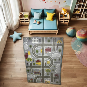 Alfombra de hilo de algodón Reversible moderna hecha a mano, nuevo tejido lavable, segura para niños, resistente a los rayos UV, aprobado por Oekotex BRCI para uso doméstico - Product Image 4