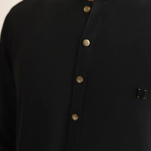 Nouveau Desghin hommes décontracté Shalwar Kameez costume fabrication professionnelle à manches longues 2 pièces ensemble avec boutons Style traditionnel - Product Image 1