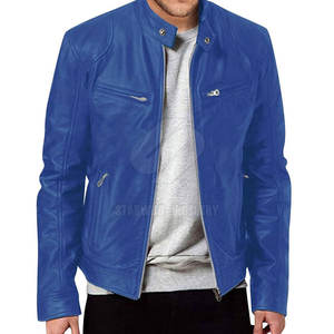 Chaqueta de invierno de alta calidad Chaqueta de cuero con logotipo personalizado Ropa de moda Chaqueta de cuero para hombres - Product Image 1