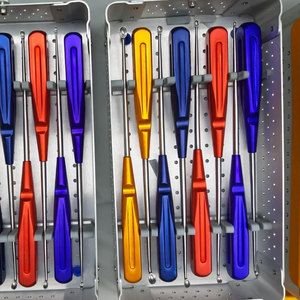 Curette à os Volkmann avec boîte instruments chirurgicaux orthopédiques 16 pièces ensemble a + ensemble d'instruments chirurgicaux qualité allemande - Product Image 4