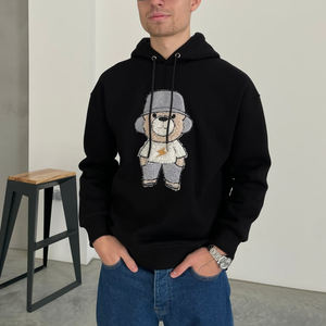 <b>Top</b> Quality <b>Men</b> Chenille Embroidery Hoodies Adult Wear Hot Selling Comfortable Cheap rate Breathable Chenille Embroidery hoodies - Product Image 2