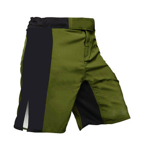 Pantalones Cortos de Kick Boxing de Alta Calidad, Elásticos, Hechos en Fábrica, Lisos, para Deportes de Combate, Artes Marciales, Secado Rápido, Unisex, MOQ Bajo - Product Image 4