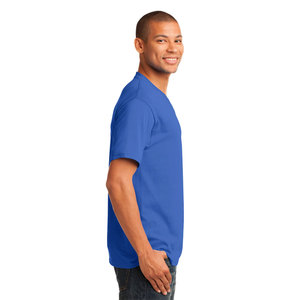 Camiseta de Manga Corta para Hombre, Cuello en V, Tejido Jersey Súper Suave, Ecológica, Estilo Casual Elegante, Color Gris - Product Image 6