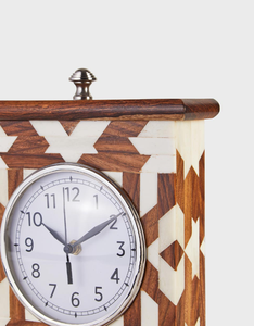 Ak Brass European Style Silent Desk Alarm <b>Clock</b> with Night Light Creative Analog <b>Table</b> <b>Clock</b> for Home Office and Kids Room - Product Image 4