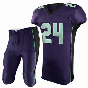 Sports Wear American Uniform Kit Polyester Made Youth American Football Uniforms Set With Custom Logo and <b>Number</b> - Product Image 4