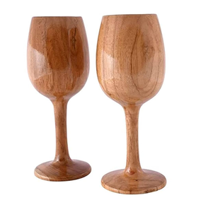 <b>Wood</b> Wine Glass Latest Creative Crafts Drinking <b>Cup</b> Handcrafted Rustic <b>Wood</b> Wine Glass for Parties - Product Image 5