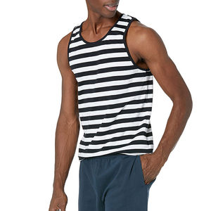 Débardeur Homme Grande Taille Tricoté Écologique Respirant Vêtement de Fitness Sans Manches Sublimation 2024 - Product Image 2
