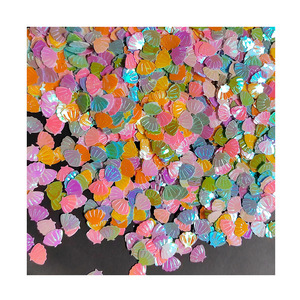 Paillettes Sciolte Assortite Colorate a Forma di Conchiglia, Foglie, Fiori, Perline da Cucito, Glitter a Stella, Coriandoli per Nail Art e Forniture per Slime - Product Image 2