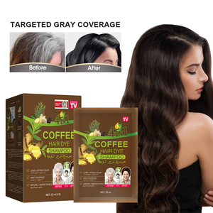 PLOG Shampoo Colorante Istantaneo 20ml - Caffè, Formula allo Zenzero Vegetale Senza Irritazioni Personalizzabile OEM - Product Image 5