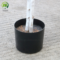 Innendekoration Maßgefertigter Künstlicher Bonsai Handgefertigter Plastik-Künstlicher Banyanbaum Weißer Ficus-Baum