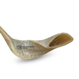 Cuerno tradicional de Ram Shofar Cuerno ceremonial pulido a mano para festivales y coleccionistas - Product Image 5