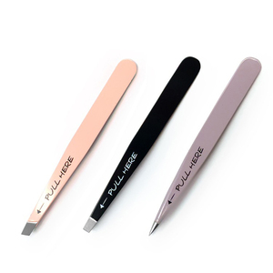 Pinzas de Cejas Profesionales de Acero Inoxidable con Punta Inclinada, Diseño Personalizado, Todos los Colores para Hombres y Mujeres, Cuidado Personal - Product Image 2