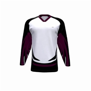 ชุดเสื้อฮ็อกกี้น้ำแข็งกางเกงขาสั้นเสื้อกีฬาฮอกกี้น้ำแข็งออกแบบโลโก้ของคุณเอง - Product Image 2