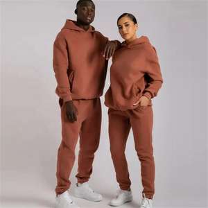 Conjunto Deportivo Personalizado de Alta Calidad con Lavado Ácido, Sudadera con Capucha y Pantalones de Chándal Unisex de Talla Grande, con Logotipo Personalizado - Product Image 4