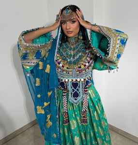 Afghani New Style Maxi para mujer Vestidos vintage afganos Mujeres Afghani Kuchi Vestidos para mujer - Product Image 6