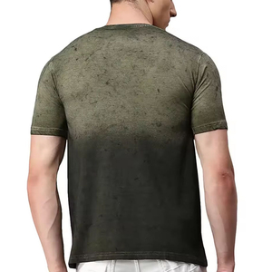 เสื้อยืดแฟชั่นสำหรับผู้ชายแขนสั้นคอกลมผ้าระบายอากาศ - Product Image 6