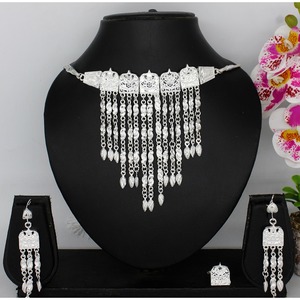 Martasha Designer Islamic Ramadan Special Goldplated UAE <b>Jewellery</b> Special Dubai <b>Jewellery</b> Necklace Earring <b>Set</b> - Product Image 4
